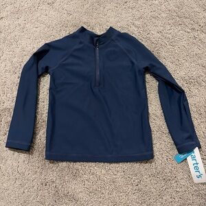 SOLD NWT Carter’s Navy blue 3T Swim Rash Guard